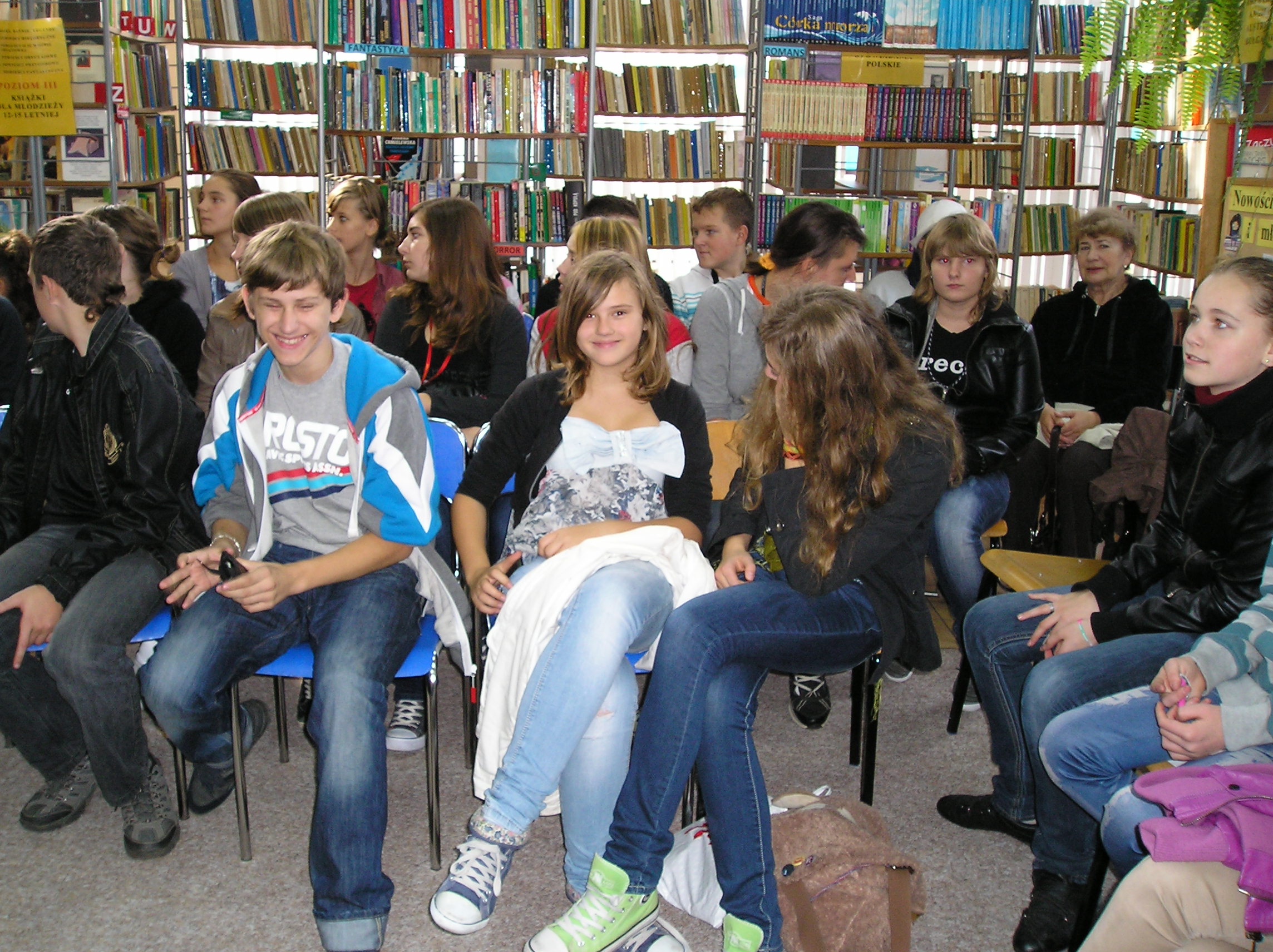 Strona biblioteki Gimnazjum Nr 2 w Zgierzu